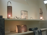 浴衣の型紙とランプ展