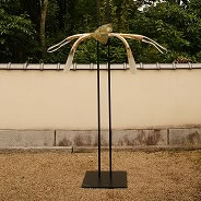 ガラスでこんな大きな作品初めて見ました、という方も。近くで見るとやっぱり迫力あります。